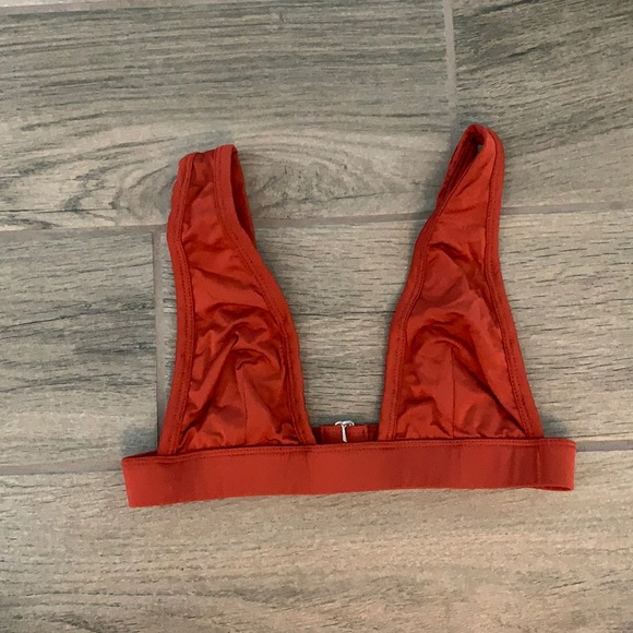 Dark orange bikini top - Picture 1 of 3